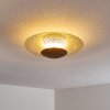 SUNRISE ceiling light LED gold, rust-coloured, 1-light source