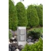 LCD lights Fellbach outdoor socket stainless steel