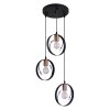 Pendant Light Globo VIGO black, 3-light sources