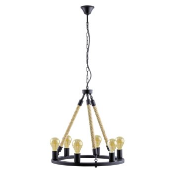 Eglo FINDLAY Pendant Light black, 6-light sources