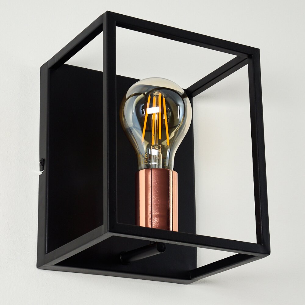 YUHIGAOKA Wall Light copper, black, 1-light source