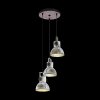 Eglo BARNSTAPLE Pendant Light brown, black, 3-light sources