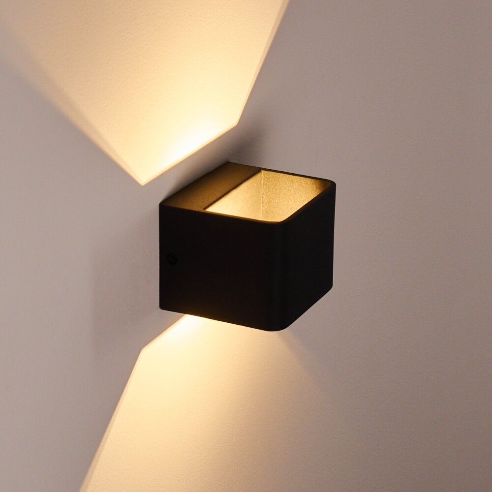 Chuitna Wall Light LED black, 1-light source