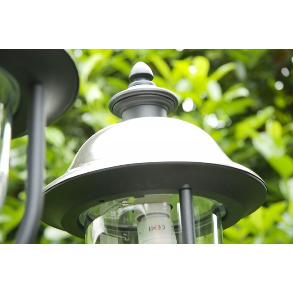 Konstsmide PARMA lamppost black, 3-light sources