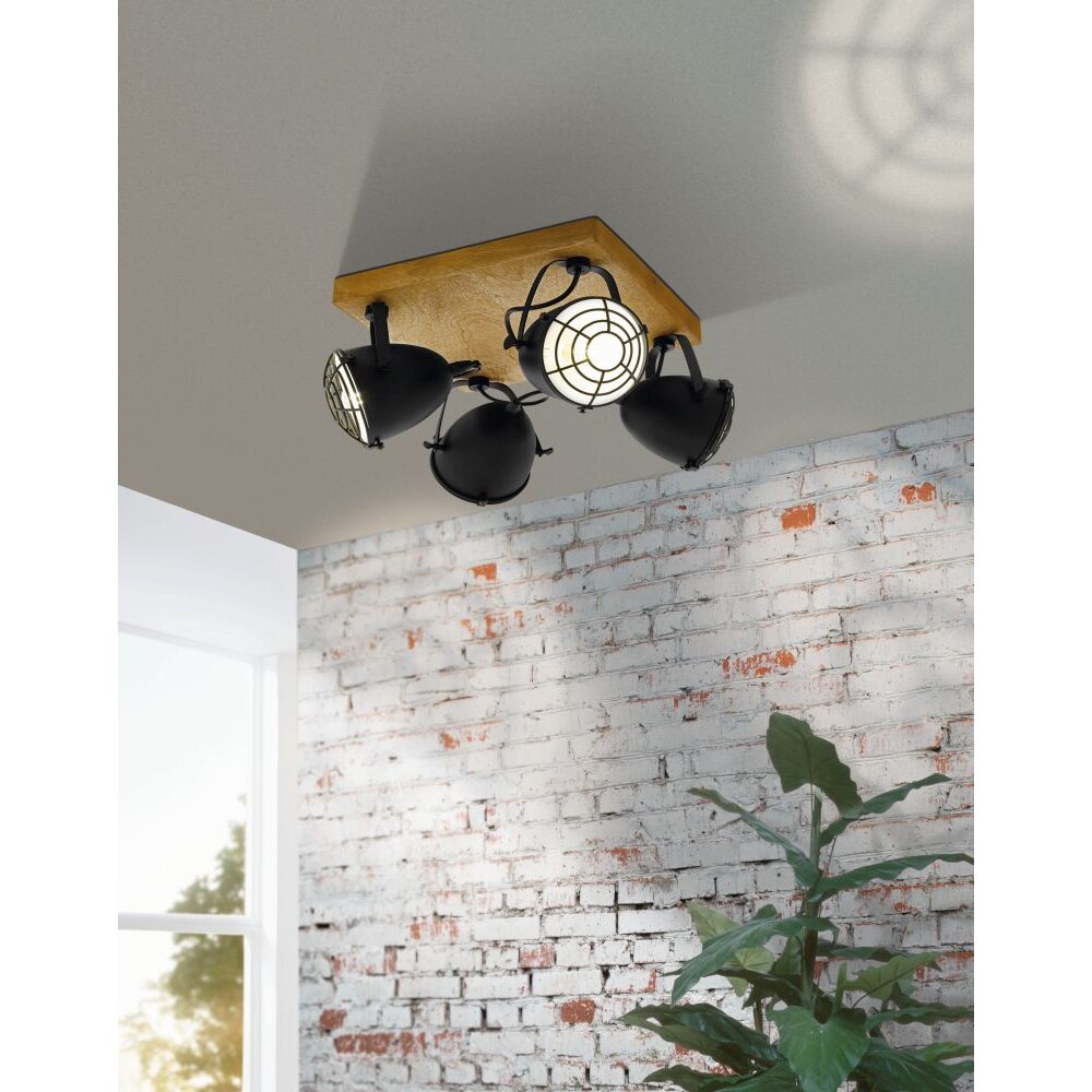 Eglo GATEBECK Spot brown, 4-light sources