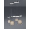 Reality PADME Pendant Light matt nickel, 4-light sources