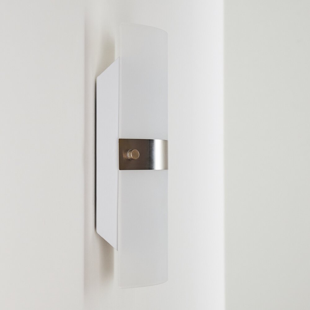 SIBO wall light stainless steel, 2-light sources