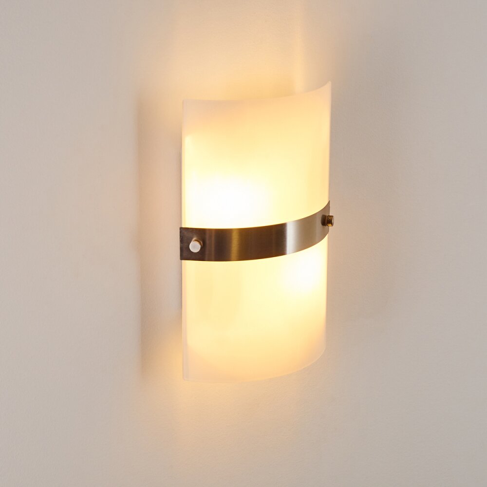 SIBO wall light stainless steel, 2-light sources
