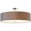 Brilliant Andria ceiling light chrome, 3-light sources