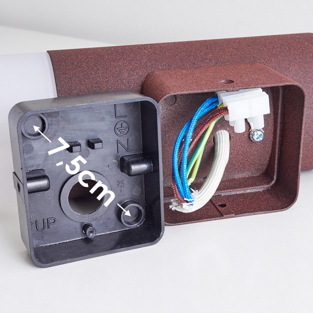 Buhrkall Outdoor Wall Light rust-coloured, 2-light sources