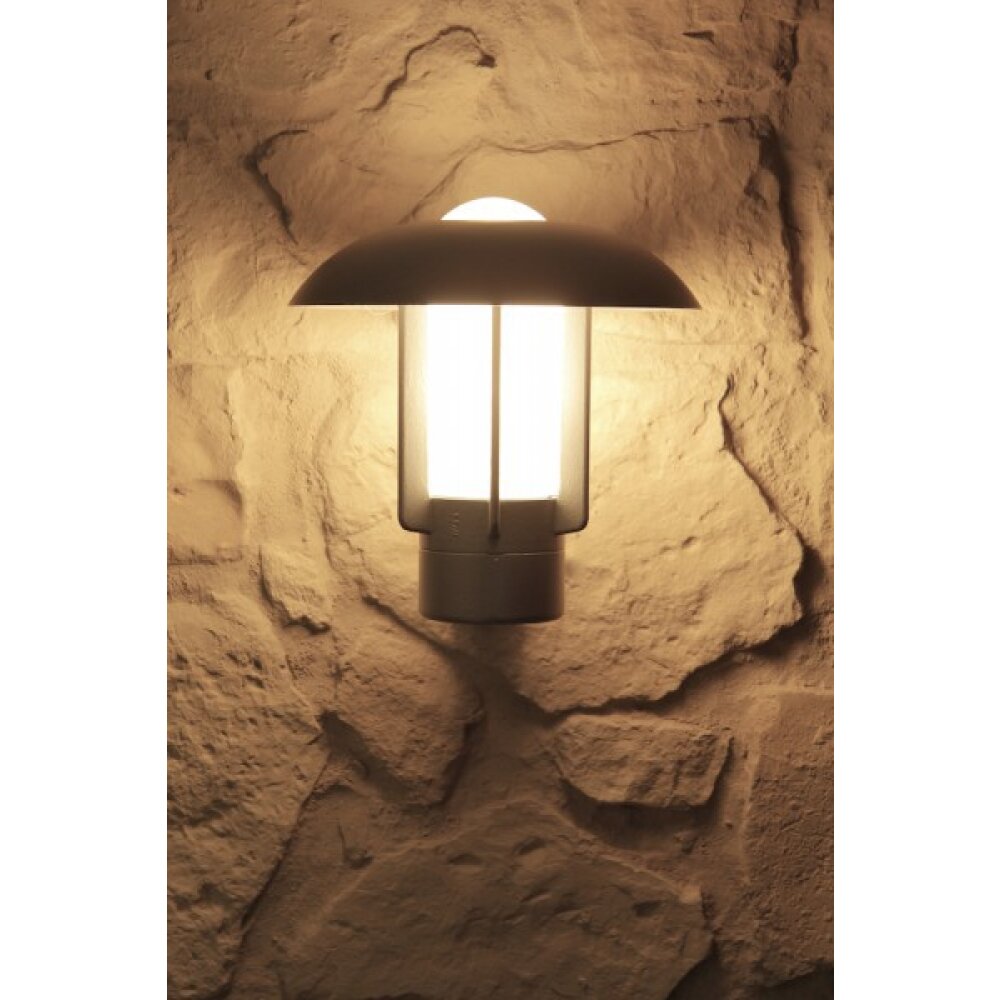 Konstsmide HEIMDAL outdoor wall light stainless steel, silver, 1-light source