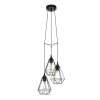 Eglo TARBES pendant light black, 3-light sources