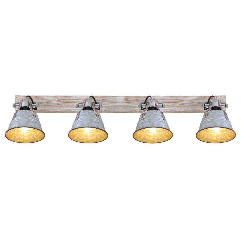 Globo GÜNTHER I Spotlight gold, white, 4-light sources
