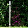 Tunes floor lamp, path light stainless steel, 1-light source