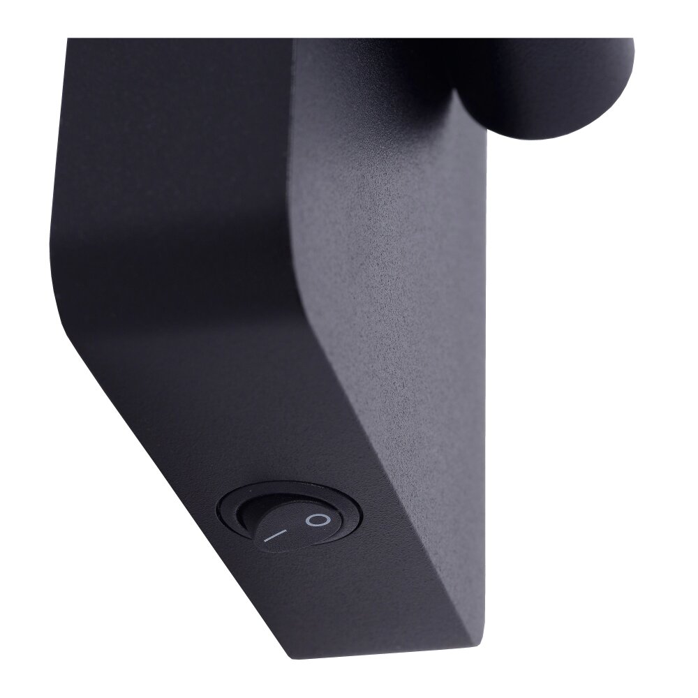 Wall Light Lucide WYGO LED black, 1-light source