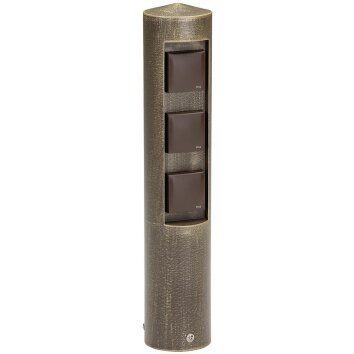 Albert Lighting 102 outdoor socket brown, brass