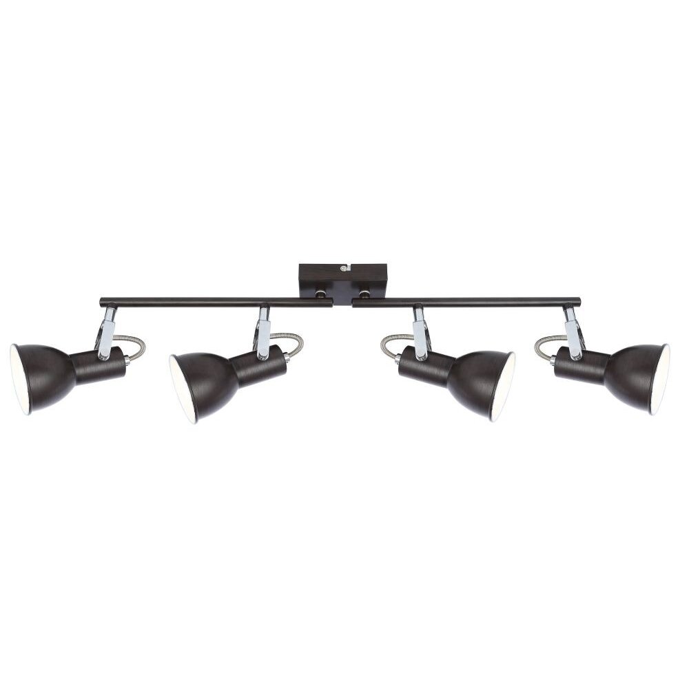 Globo ceiling light brown, 4-light sources