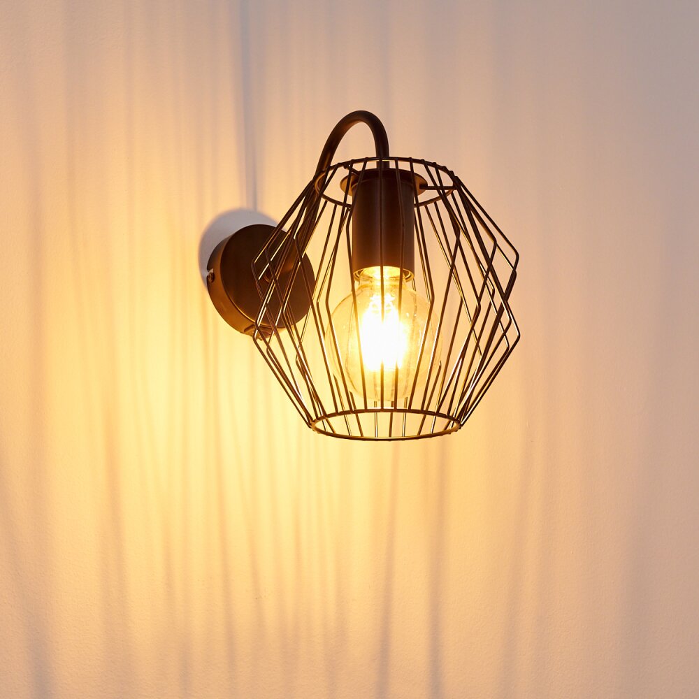 YALMHILL Wall Light black, 1-light source