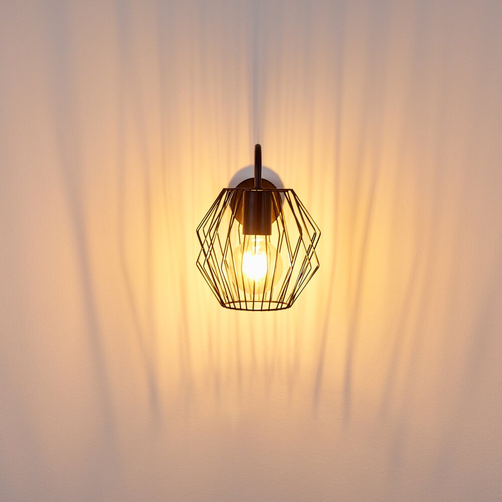 YALMHILL Wall Light black, 1-light source