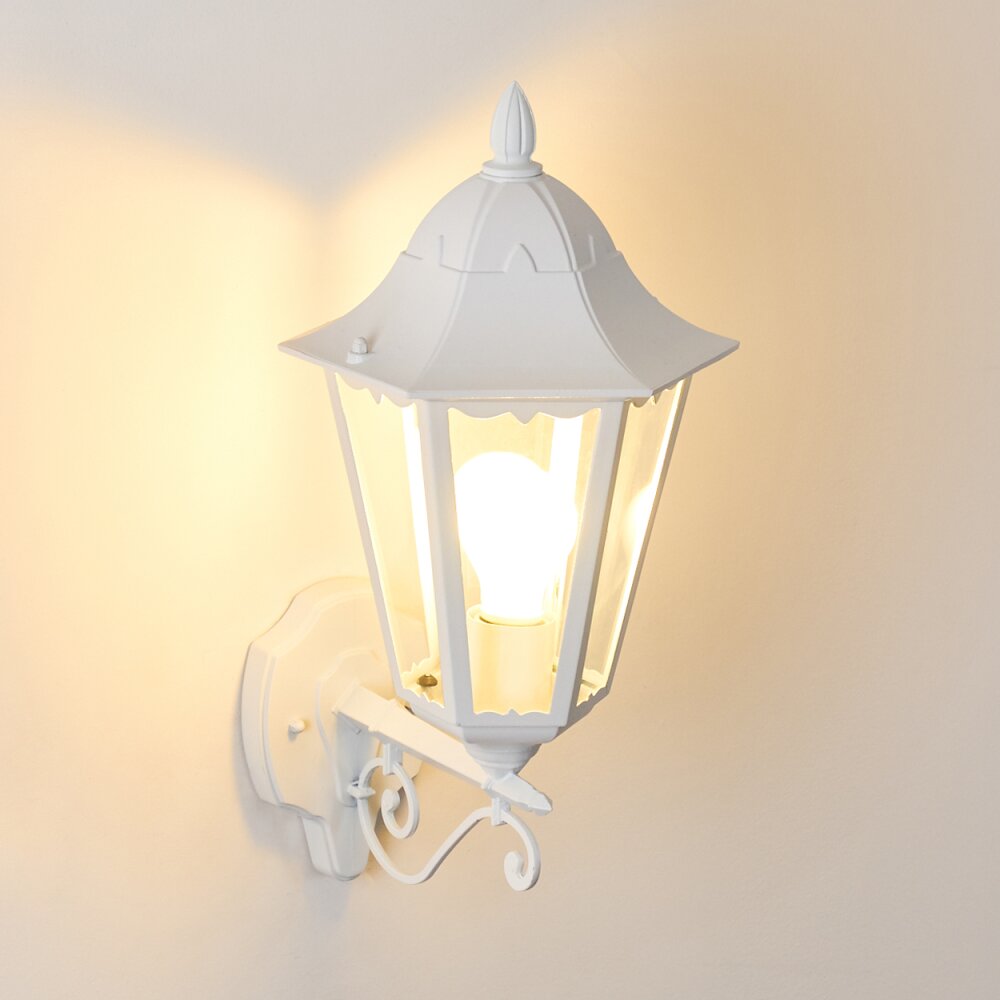 ESTELI Outdoor Wall Light white, 1-light source