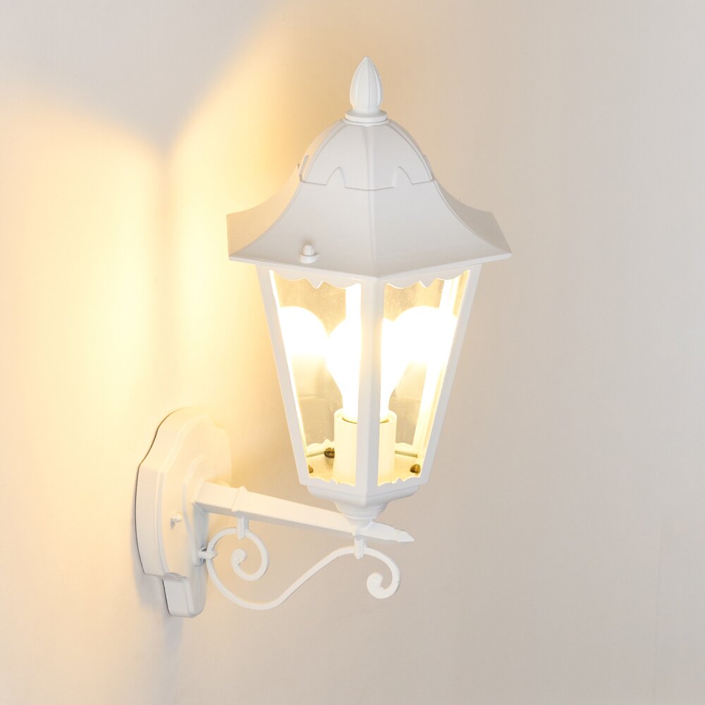 ESTELI Outdoor Wall Light white, 1-light source