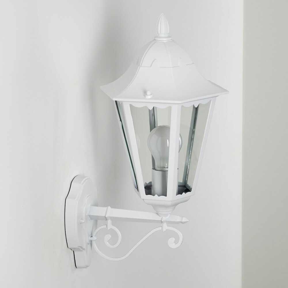 ESTELI Outdoor Wall Light white, 1-light source