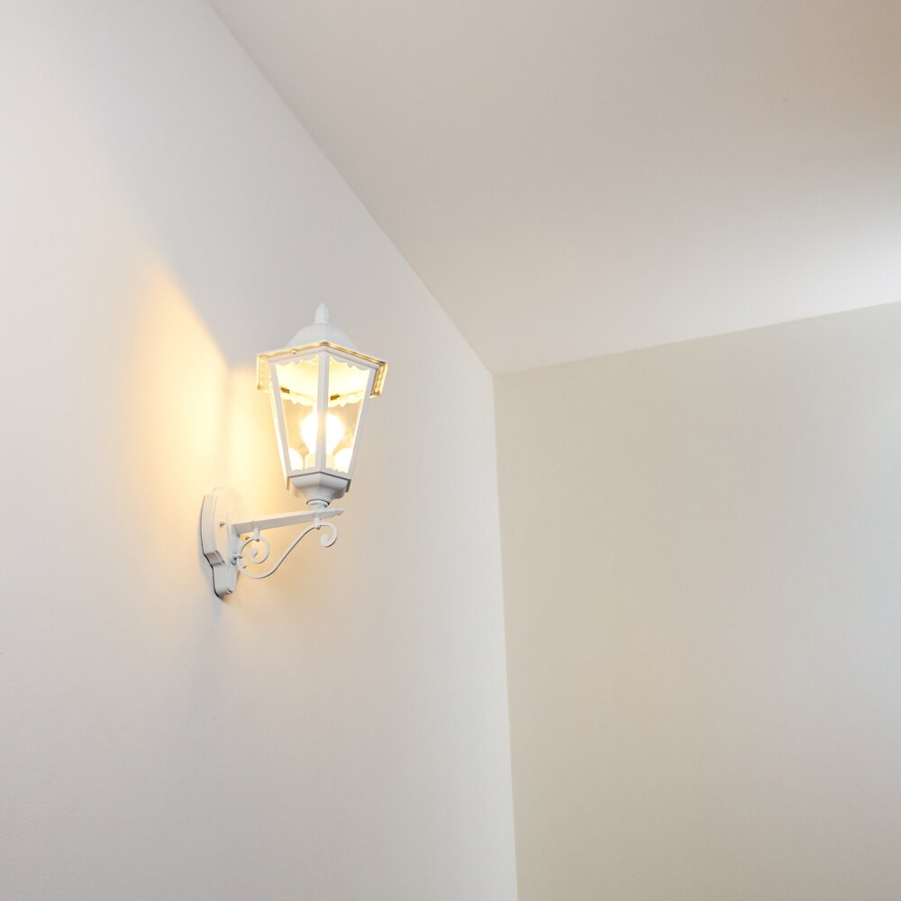 ESTELI Outdoor Wall Light white, 1-light source