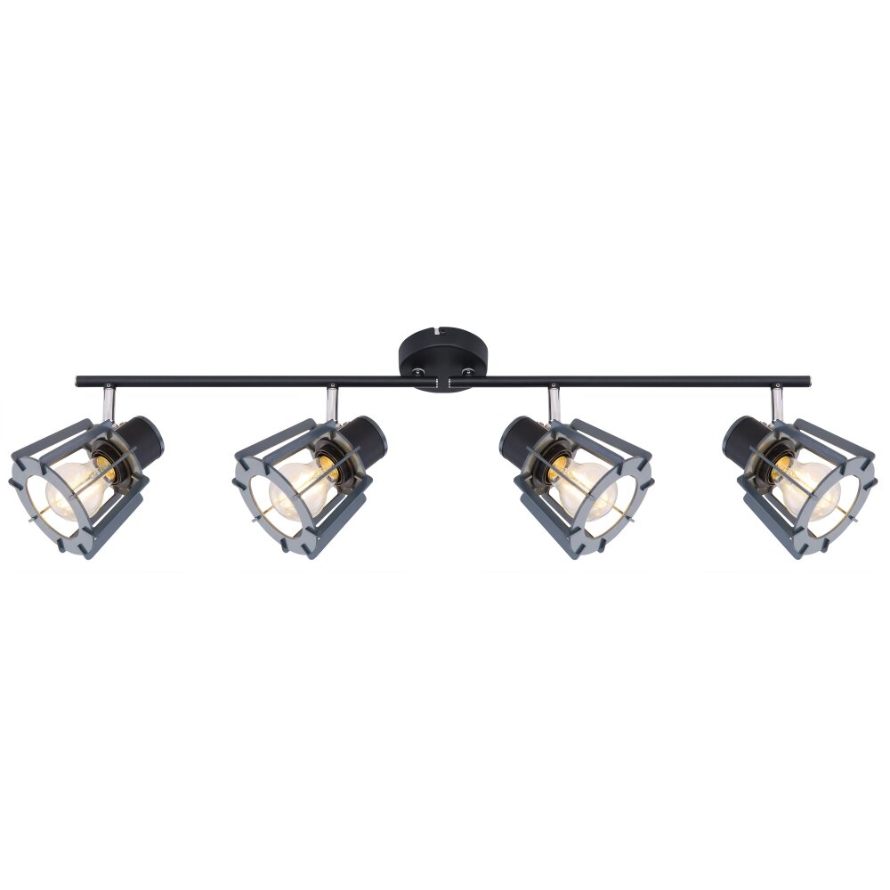 Globo MAHA Spotlight black, 4-light sources