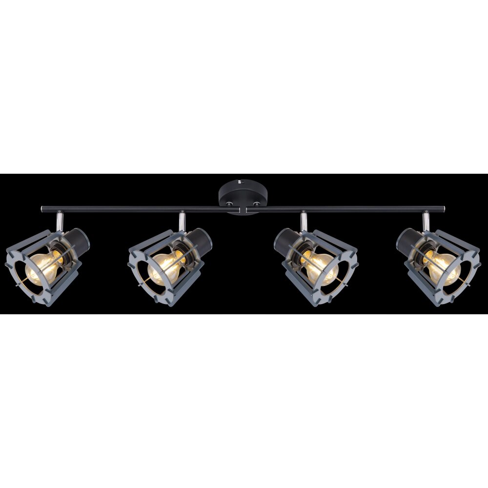 Globo MAHA Spotlight black, 4-light sources