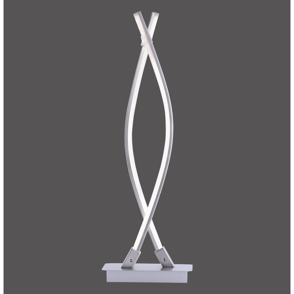 Leuchten-Direkt MAJA Table Lamp LED stainless steel, 2-light sources