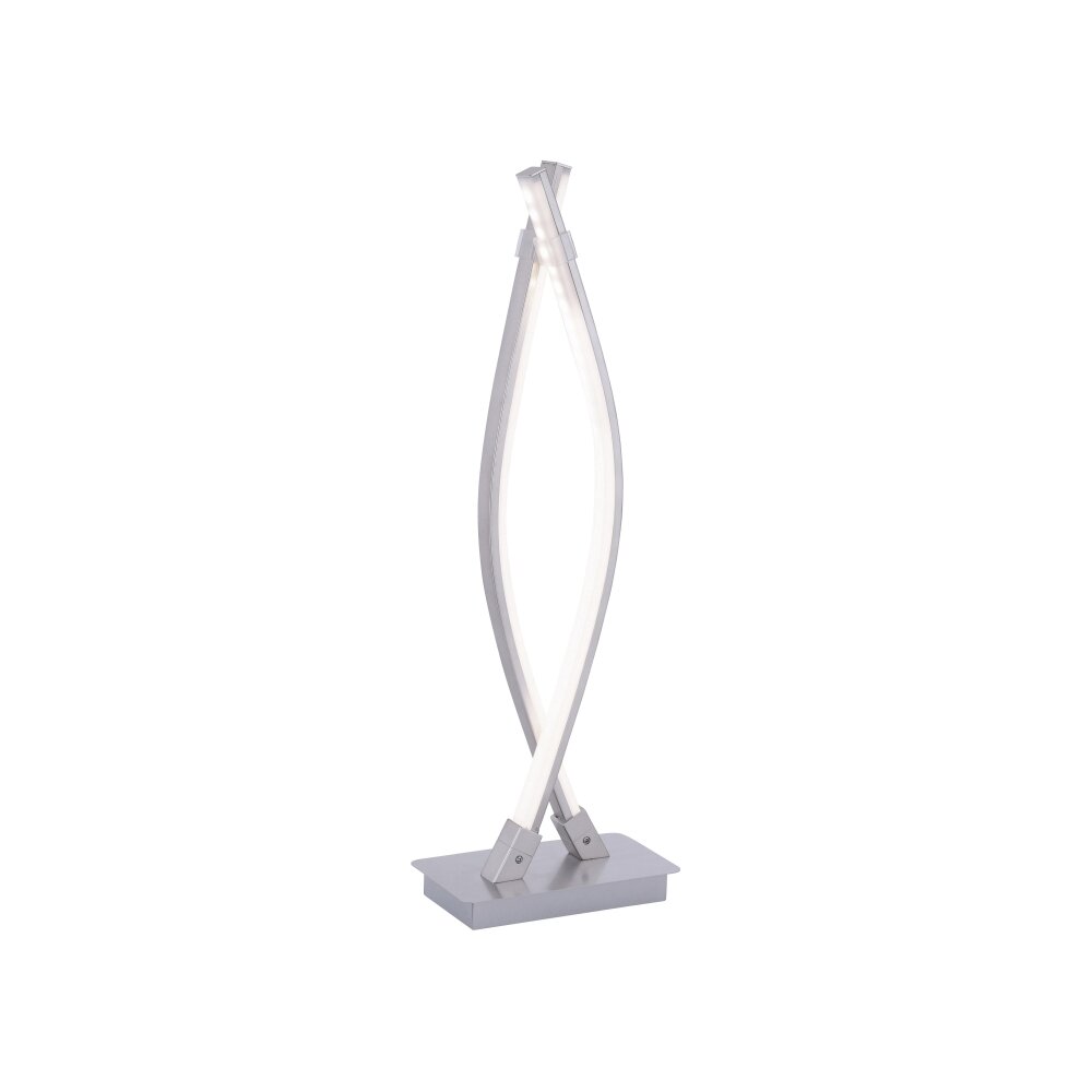 Leuchten-Direkt MAJA Table Lamp LED stainless steel, 2-light sources