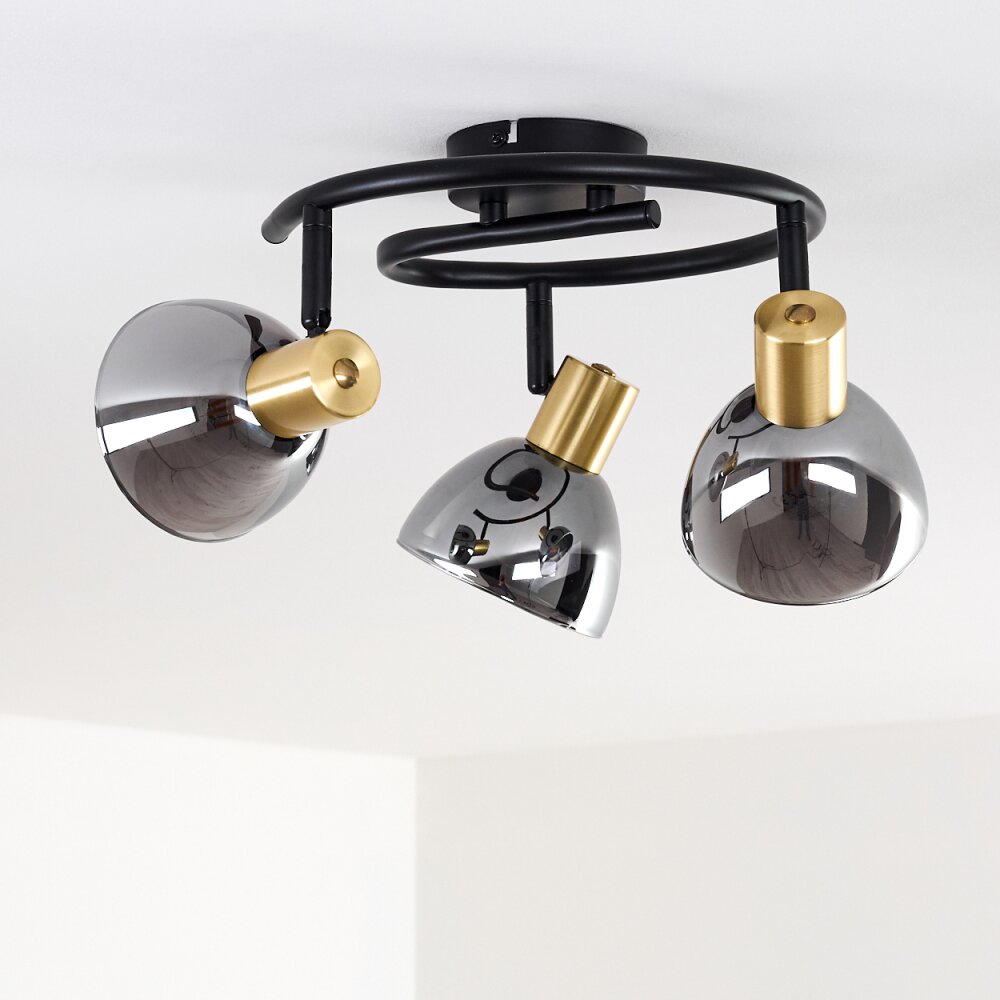 Mariefred Ceiling Light black, 3-light sources