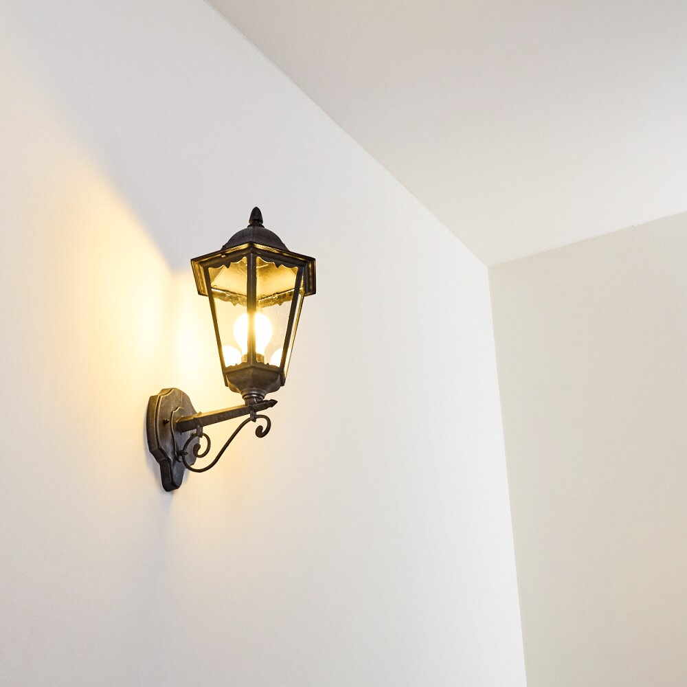 ESTELI Outdoor Wall Light black, 1-light source