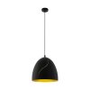 EGLO HUNNINGHAM Pendant Light gold, black, 1-light source