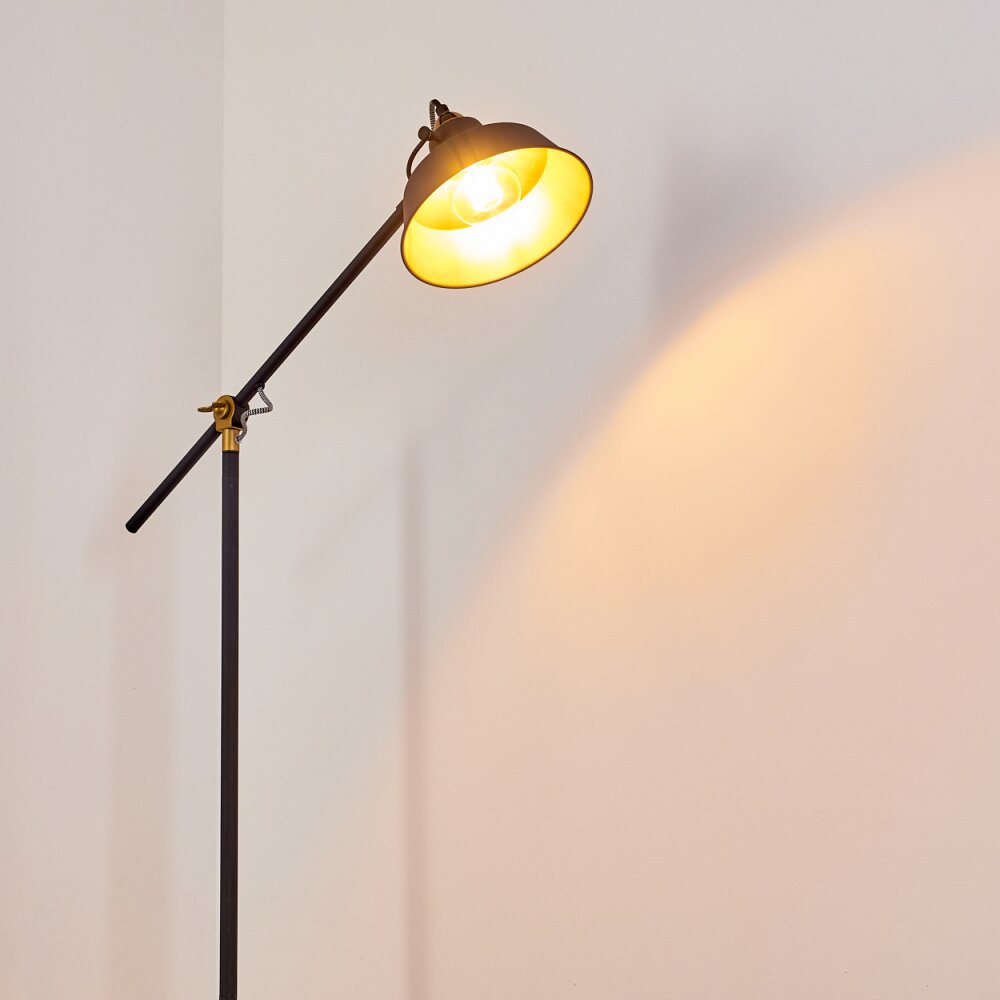 LUVEN Floor Lamp gold, black, black-gold, 1-light source