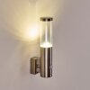 Noreaz Outdoor Wall Light LED stainless steel, 1-light source, Motion sensor