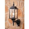 Amapala wall light black, 1-light source, Motion sensor