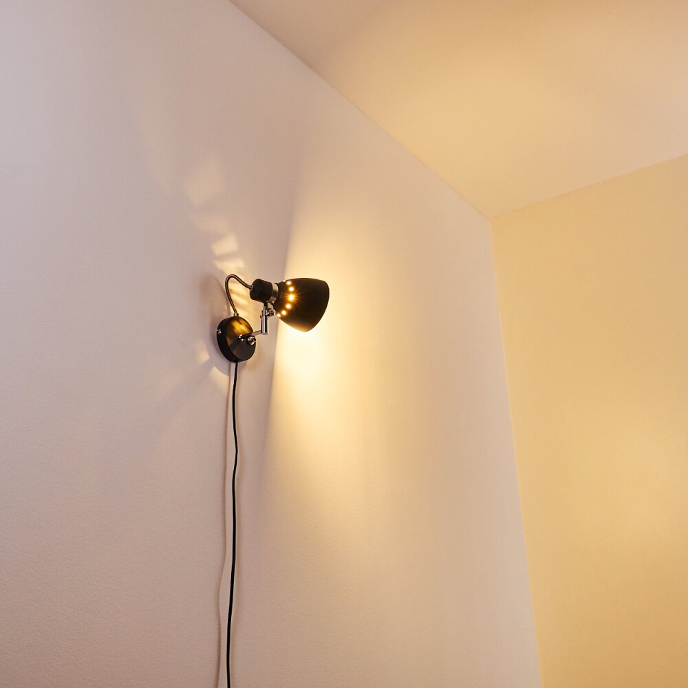 Stranderott Wall Light black, 1-light source
