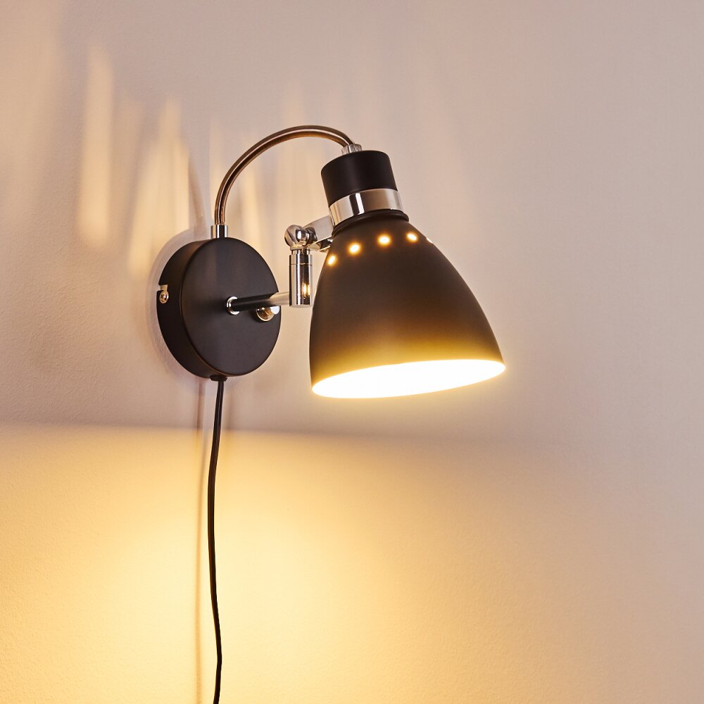 Stranderott Wall Light black, 1-light source