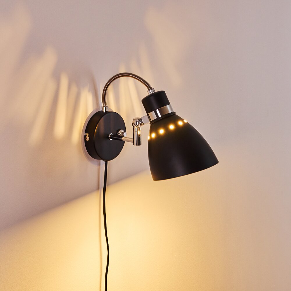 Stranderott Wall Light black, 1-light source