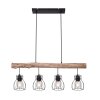 Pendant Light Globo MINA black, 4-light sources