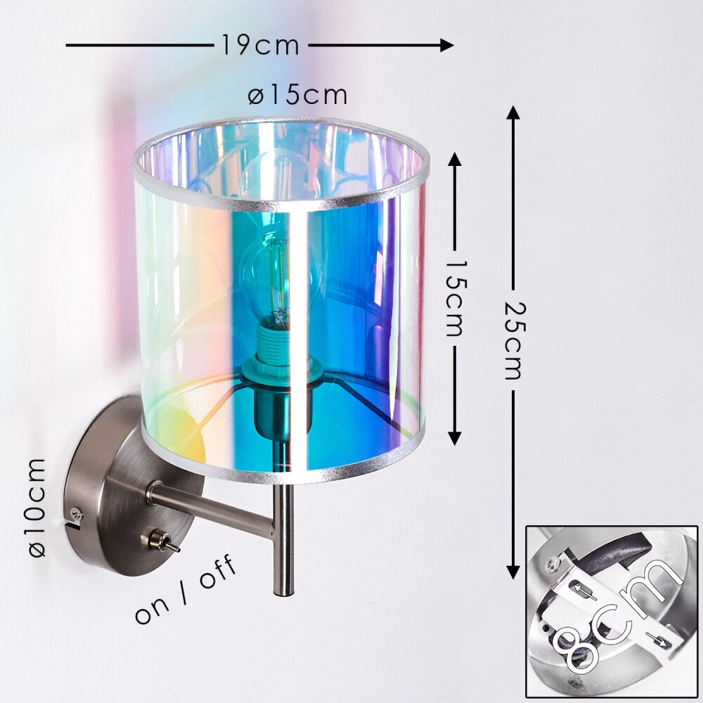 KAUNAS Wall Light matt nickel, 1-light source