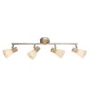 Globo ceiling light matt nickel, 4-light sources