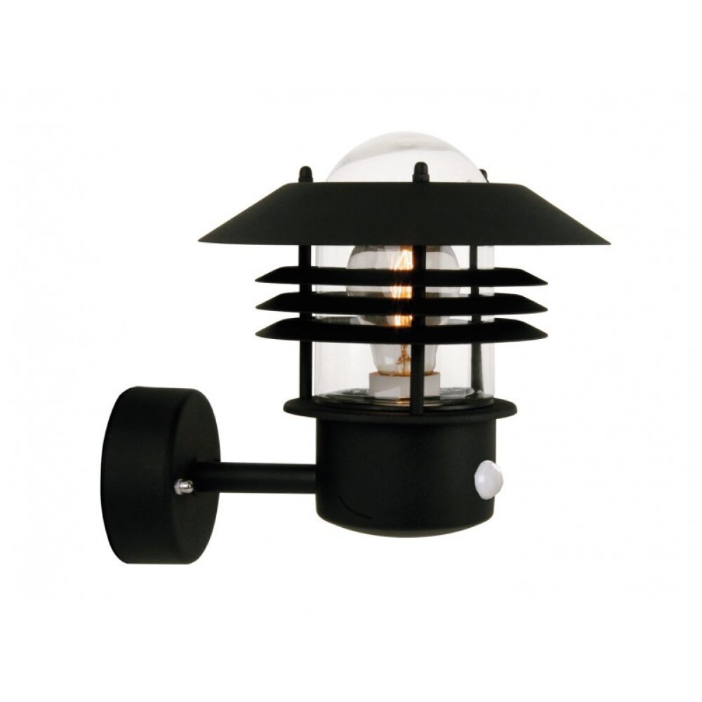 Nordlux VEJERS outdoor wall light black, 1-light source, Motion sensor