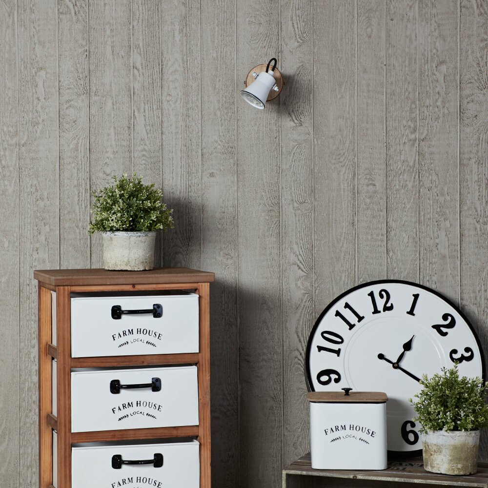 Brilliant Seed Wall Light Light wood, white, 1-light source