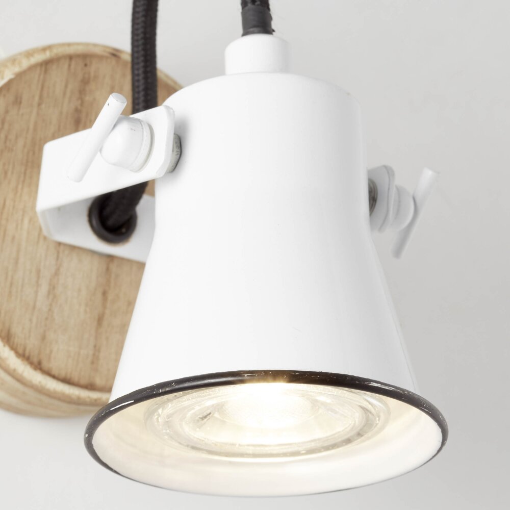 Brilliant Seed Wall Light Light wood, white, 1-light source