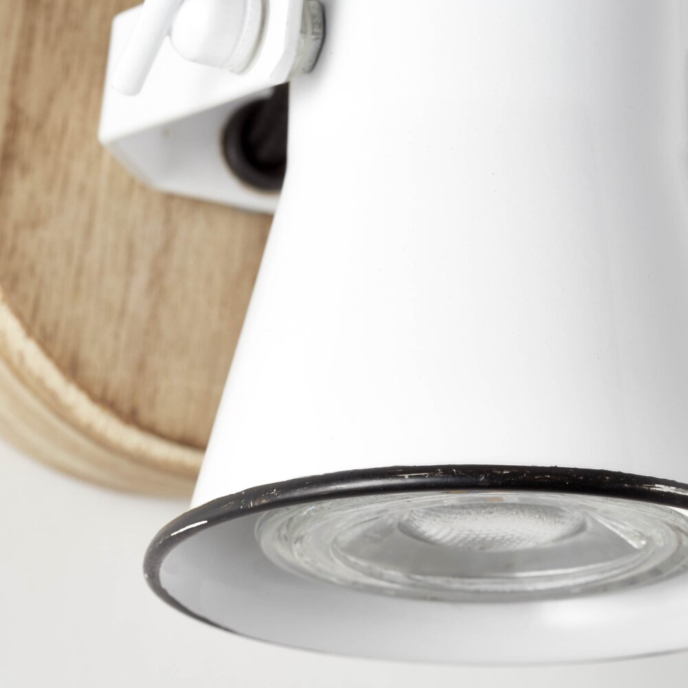 Brilliant Seed Wall Light Light wood, white, 1-light source