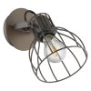 EGLO SAMBATELLO wall spotlight brown, silver, 1-light source