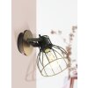 EGLO SAMBATELLO wall spotlight brown, silver, 1-light source