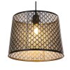 Globo SAMBESI Pendant Light black, 1-light source